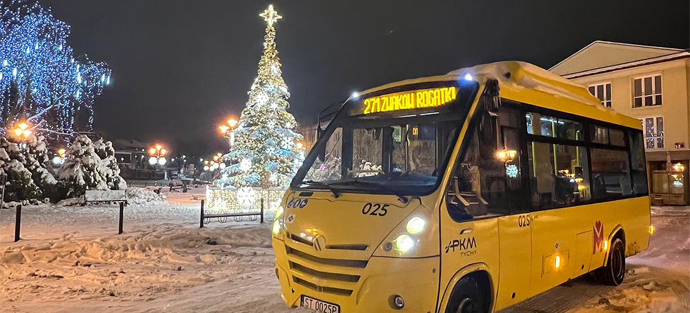 Komunikacja Miejska w Tychach w okresie Świąt Bożego Narodzenia i Nowego Roku